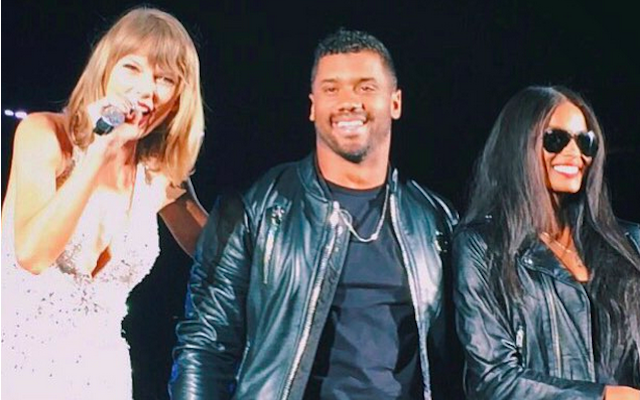 Russell Wilson and Ciara had a good time hanging with Taylor Swift. (Instagram/@Heythereerika)