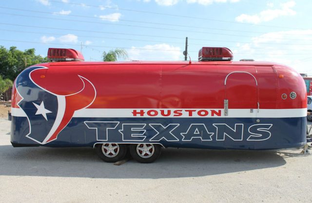 PHOTO: $75,000 Texans tailgating trailer is being auctioned on   