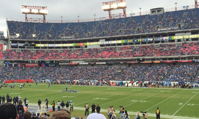 Nissan Stadium empty for Titans-Jaguars — except for 7 fans