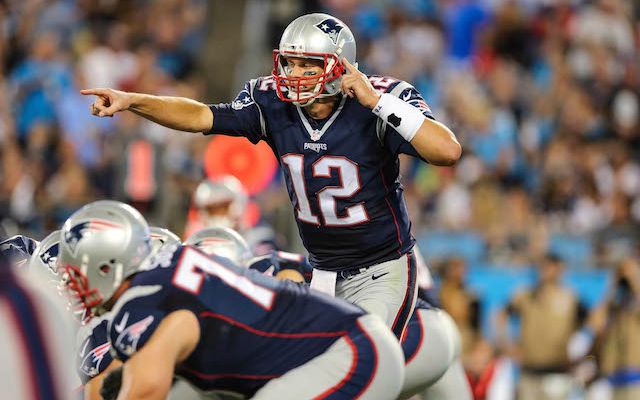 Tom Brady had a rough first quarter against Carolina. (USATSI)