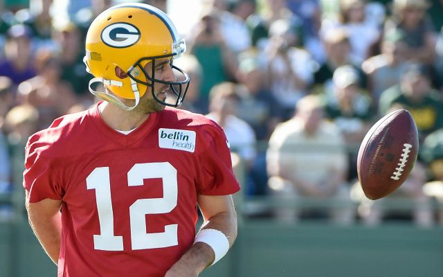 Aaron Rodgers’ training camp debut with the New York Jets is