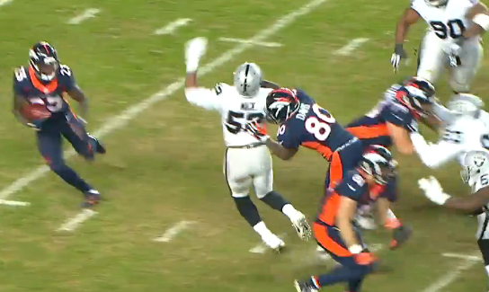 LOOK: Khalil Mack records 5 sacks vs. Broncos, catches ref's penalty flag 