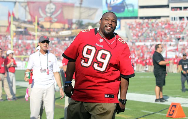 Warren Sapp and Keyshawn Johnson reminisce about playing together on the  Bucs