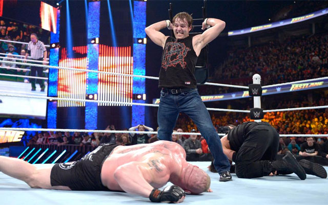 Dean Ambrose will be looking to take some aggression out on Brock Lesnar. (WWE)