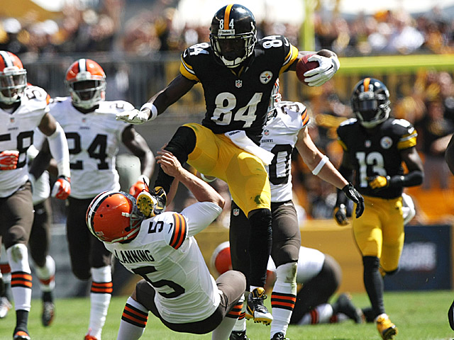 Antonio Brown shares a laugh with punter he kicked in face - NBC Sports