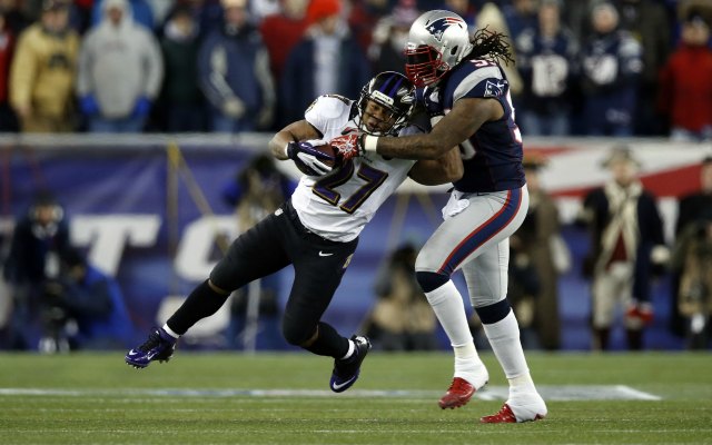 Brandon Spikes reportedly was late last week. (USATSI)