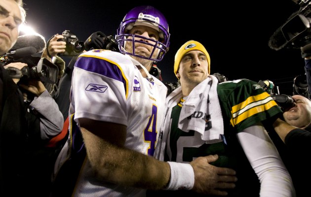 The All-Brett Favre and Aaron Rodgers Green Bay Packers team