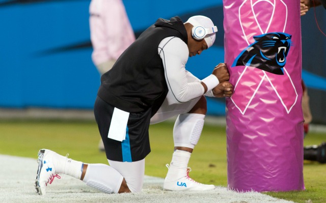 Carolina Panthers' Luke Kuechly is Cam Newton for Halloween - Sports  Illustrated