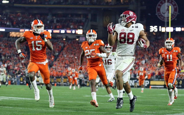 Alabama and Clemson ran up a ton of points in the title game. (USATSI)