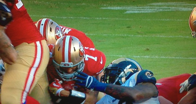 Colin Kaepernick's goal-line fumble made for wildest finish of NFL