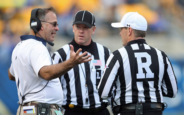 College football officials have not had the best season. (USATSI)