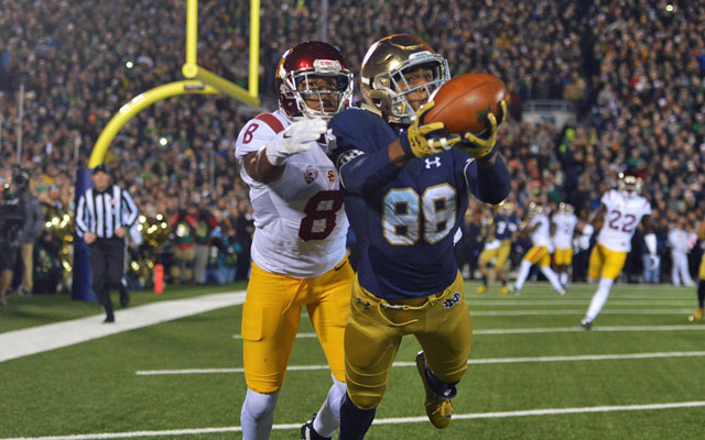 Corey Robinson is always reaching -- for footballs and opportunities. (USATSI)