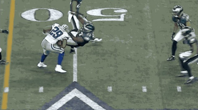 DeMarco Murray is running over people on Sunday. (NBC)