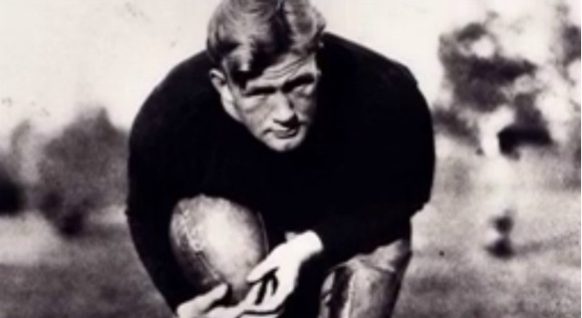 Ernie Nevers was a force in three different sports, but especially on the football field. (YouTube/Pro Football HOF)