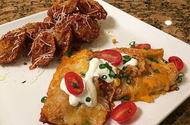 It's toasted ravioli vs. chicken enchiladas in Week 15. (CBSSports.com)