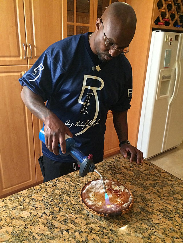 Taking the torch to a pumpkin pie. (CBSSports.com)