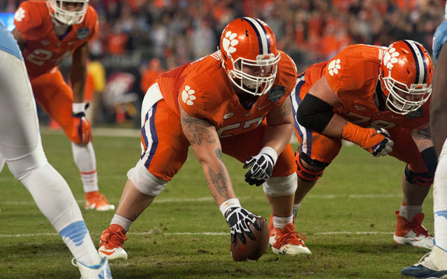 Jay Guillermo anchors Clemson's offensive line. (USATSI)