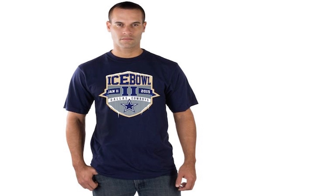 LOOK: Cowboys selling 'Ice Bowl II' shirts for showdown with Packers 