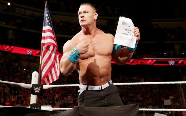 Out of the main event picture, the much-maligned John Cena hopes to capture the United States Championship. (WWE)