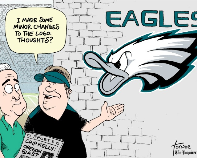 Look The Eagles Offseason Visualized By Cartoons And Photoshops Cbssports Com