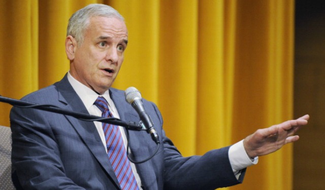 Mark Dayton wonders why Kluwe was released. (Getty Images)