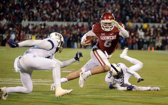 Baker Mayfield has not forgotten about being slighted by TCU. (USATSI)