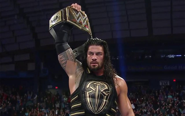 Roman Reigns held onto his title at Payback. (WWE)