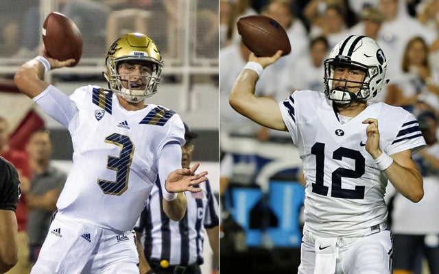 Josh Rosen and Tanner Mangum may be making history Saturday. (USATSI)