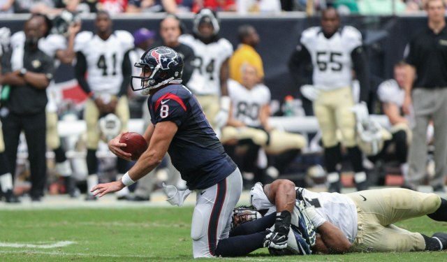 The New Orleans defense and defensive end Glenn Foster continue to play better than last season. (USATSI)