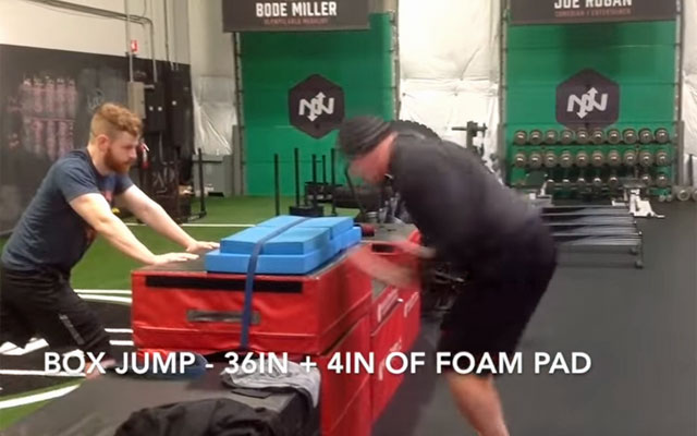 Watch Wwe S The Undertaker 50 Impresses With 40 Inch Box Jump Cbssports Com