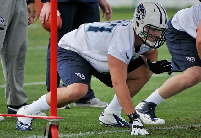 Taylor Lewan is competing for the right tackle job. (USATSI)