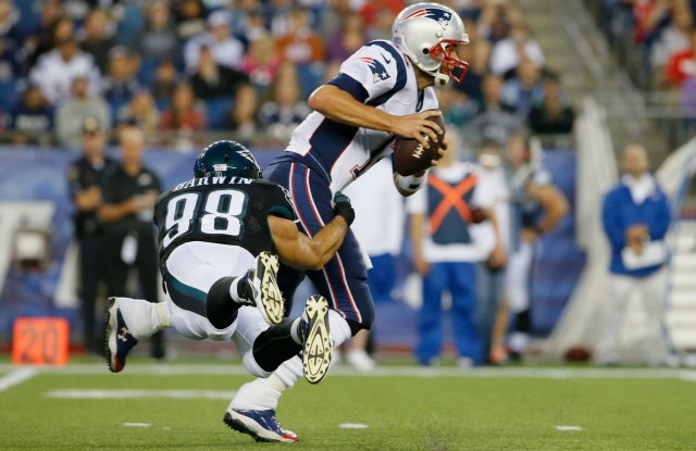 Watch Tom Brady's first ever preseason throw