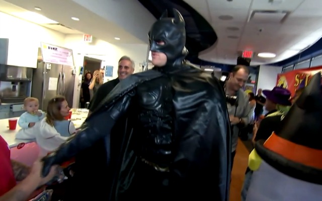 LOOK: . Watt surprises kids as Batman during visit to hospital -  