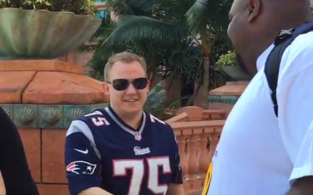 Patriots' Vince Wilfork Surprises Fan Wearing His Jersey
