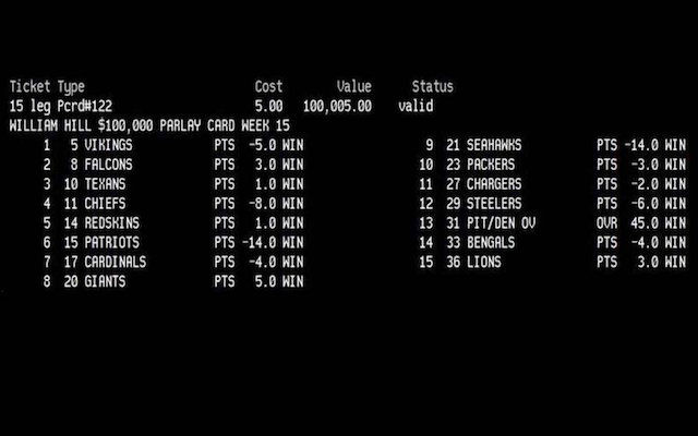 Hall of Fame Bets on X: This +1400 #NFL Parlay hit in Week 1, will it hit  again in Week 2? If it does, we'll give away $100 to a follower who