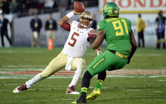 Florida State's winning streak and title chances were fumbled away on Thursday night. (USATSI)