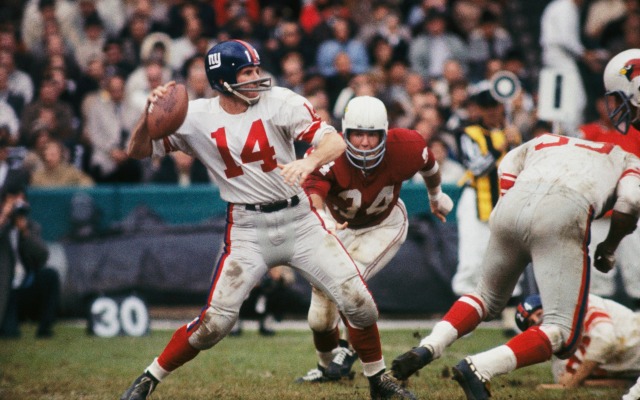 Y.A. Tittle was one heck of an older quarterback. (Getty Images)