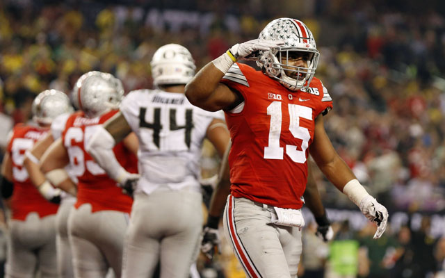 Ezekiel Elliott and the rest of the Buckeyes are confident entering 2015. (USATSI)