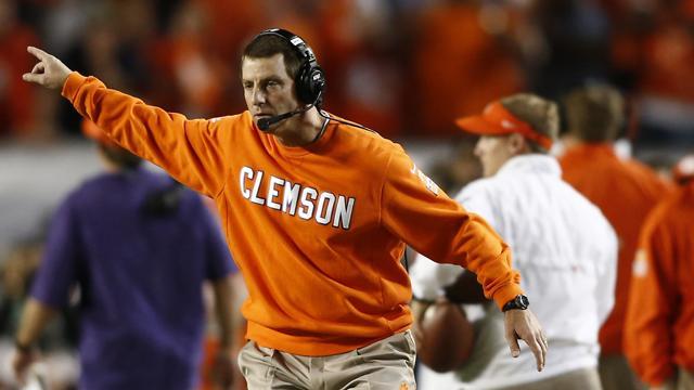 Dabo Swinney on scholarships: 'I'd just as soon they all be four-year scholarships.' (USATSI)