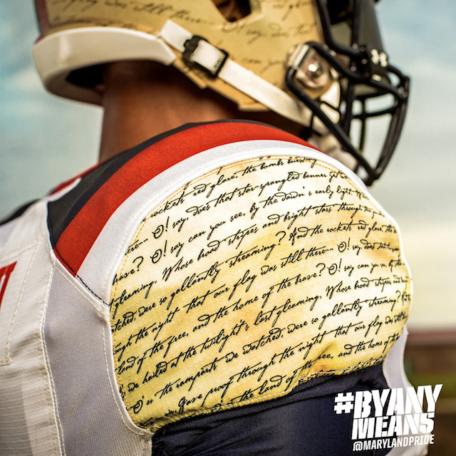 LOOK: New Maryland 'Star-Spangled Banner' uniforms for West Virginia 