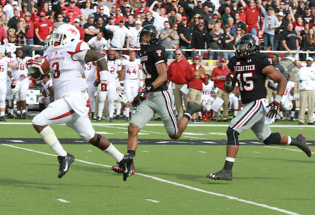 The Texas Tech defense is having a lot of trouble stopping the run in 2014.