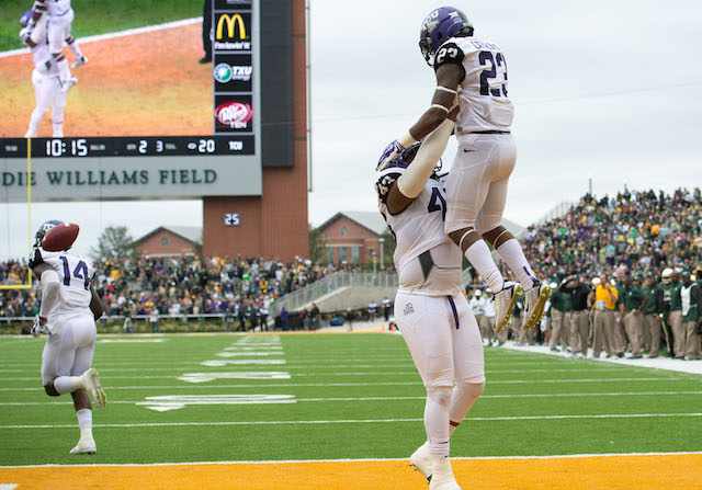 B.J. Catalon is having a big day for the Horned Frogs against Baylor