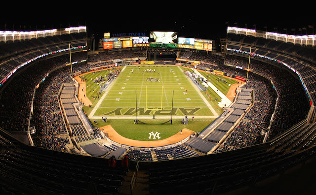 Football at Yankee Stadium