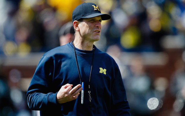 The Outlaw Jim Harbaugh at work