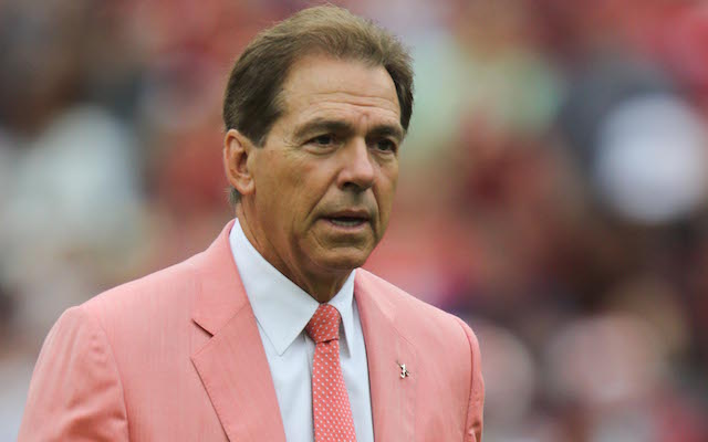 We all own at least one suit just like Nick Saban's.