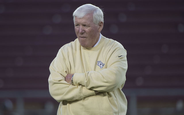 UCF coach George O'Leary resigned on Sunday.  (USATSI)