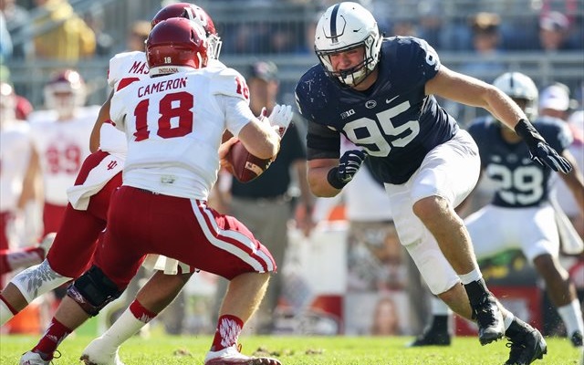 Carl Nassib is up for the Bednarik, Lombardi and Nagurski awards. (USATSI)