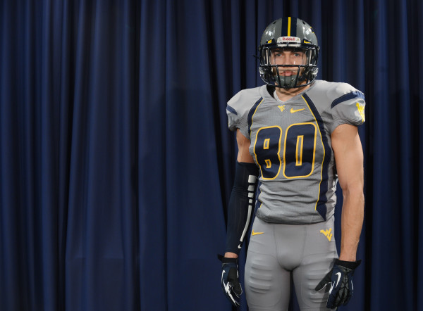 wvu gray football jerseys