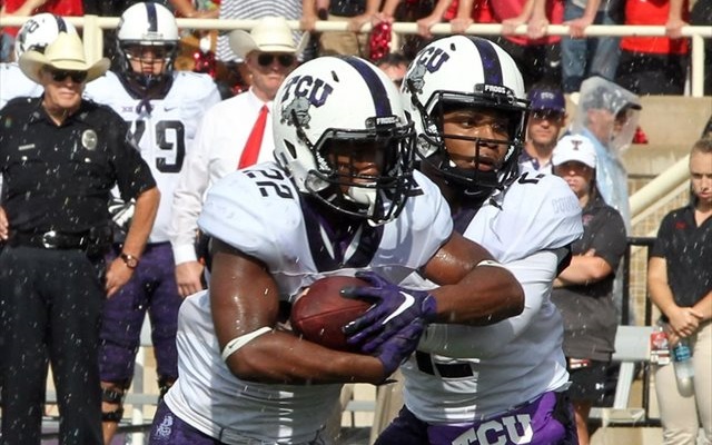 Aaron Green (left) was in the right place at the right time at game's end. (USATSI)