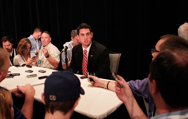 Aaron Murray wasn't shy at SEC Media Days. (USATSI)